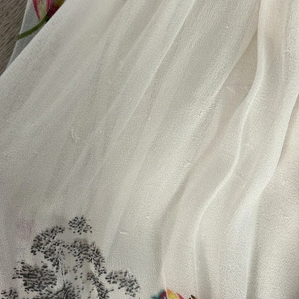 Label Ritu Kumar Floral Print midi Dress Size 4 - Picture 5 of 8